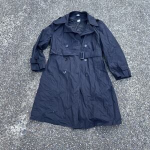 Sterlingwear of Boston US Army All Weather Coat Black Trench Coat 42S Belted